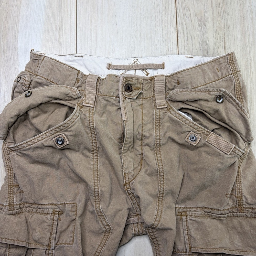 POLO RALPH LAUREN Utility Cargo Pants Slim Fit Military Herringbone Mens 32x30 - Picture 5 of 16